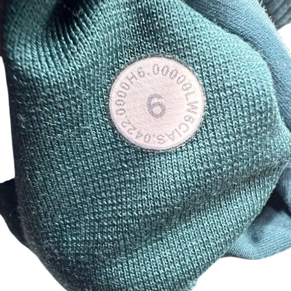 Lululemon Align Ribbed High Rise Crop 23" Inseam Green Jasper Size 6 - Picture 3 of 5